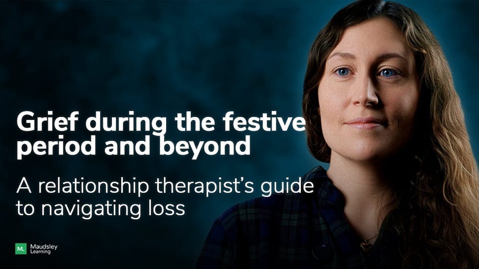 A Relationship Therapist Reflects on Navigating Grief and Loss During the Festive Period and Beyond — Video Production